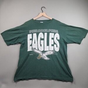 Vintage 1994 Philadelphia Eagles T Shirt Mens L Kelly Green Retro Logo NFL 90s